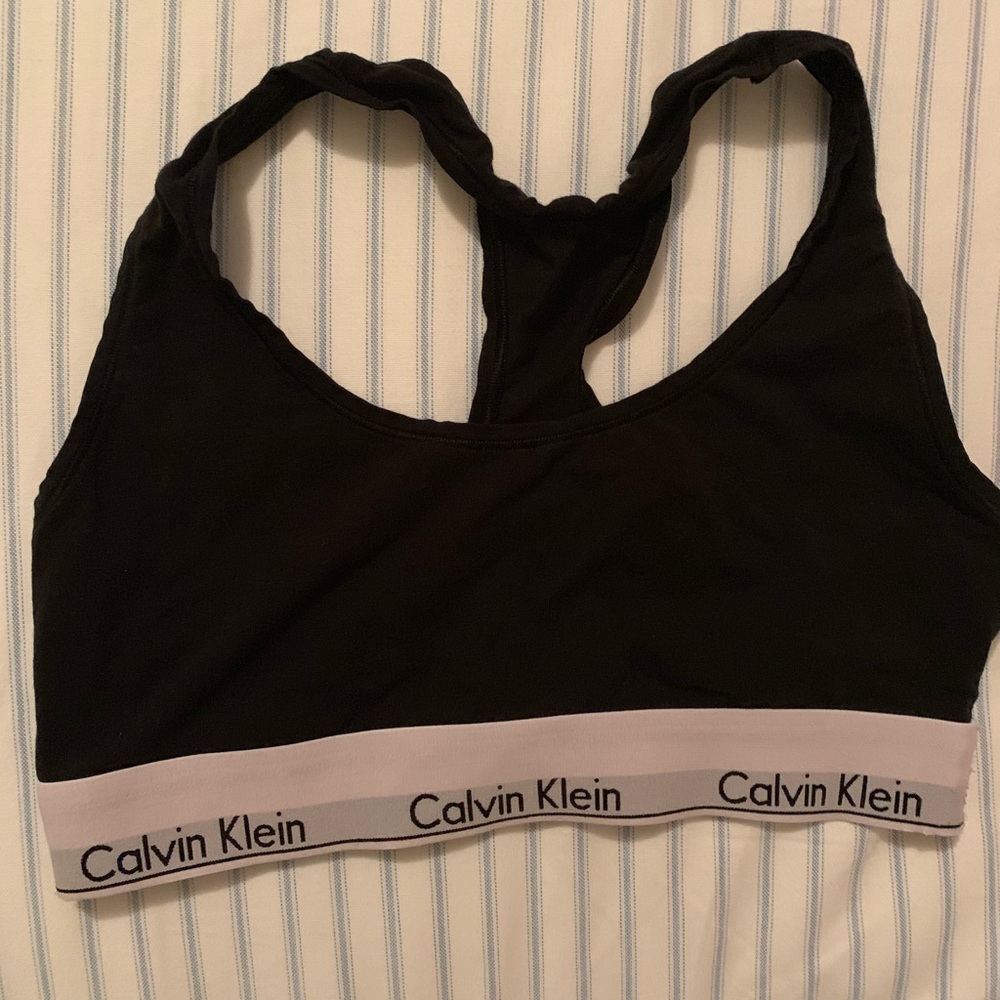 Simple Black Calvin Klein Bra